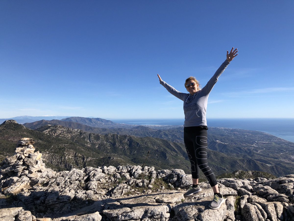 ByKelcie's tweet photo. @SundayBrunchC4 Climbed La Concha above Marbella. It’ll be a nice easy walk said the Husband.....😳 So many fears over come at once!!! https://t.co/1rILuGhvjF