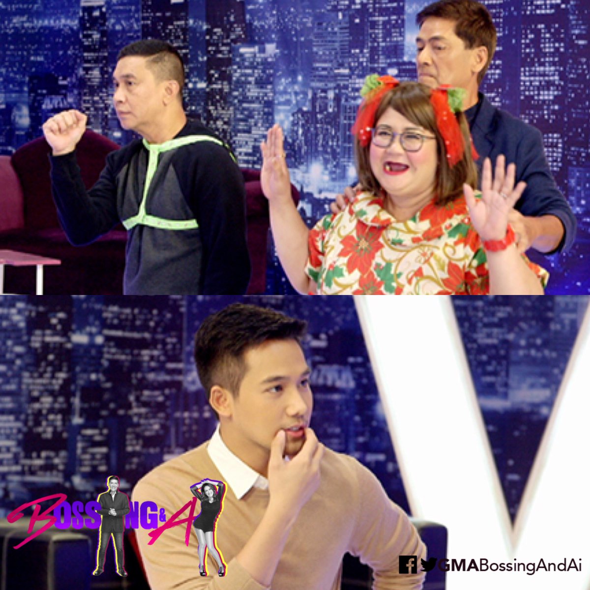 GMABossingAndAi's tweet photo. Yes, Ken! Nahihirapan ka na ba?! #BossingandAi https://t.co/w5p14Yh3HO
