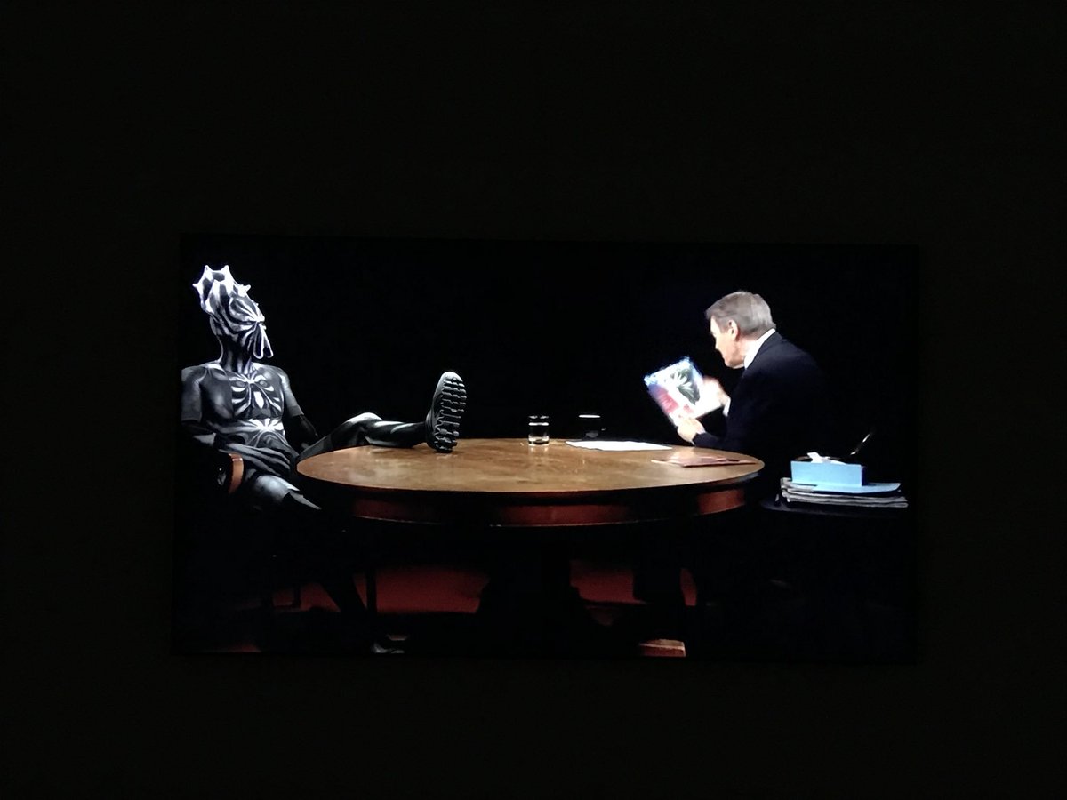 tylerldn's tweet photo. #iamaproblem #willbenedict #charlierose #aliens #avatars #cyborgs @MMKFrankfurt @ErsanMondtag https://t.co/T8ItvXnDE4