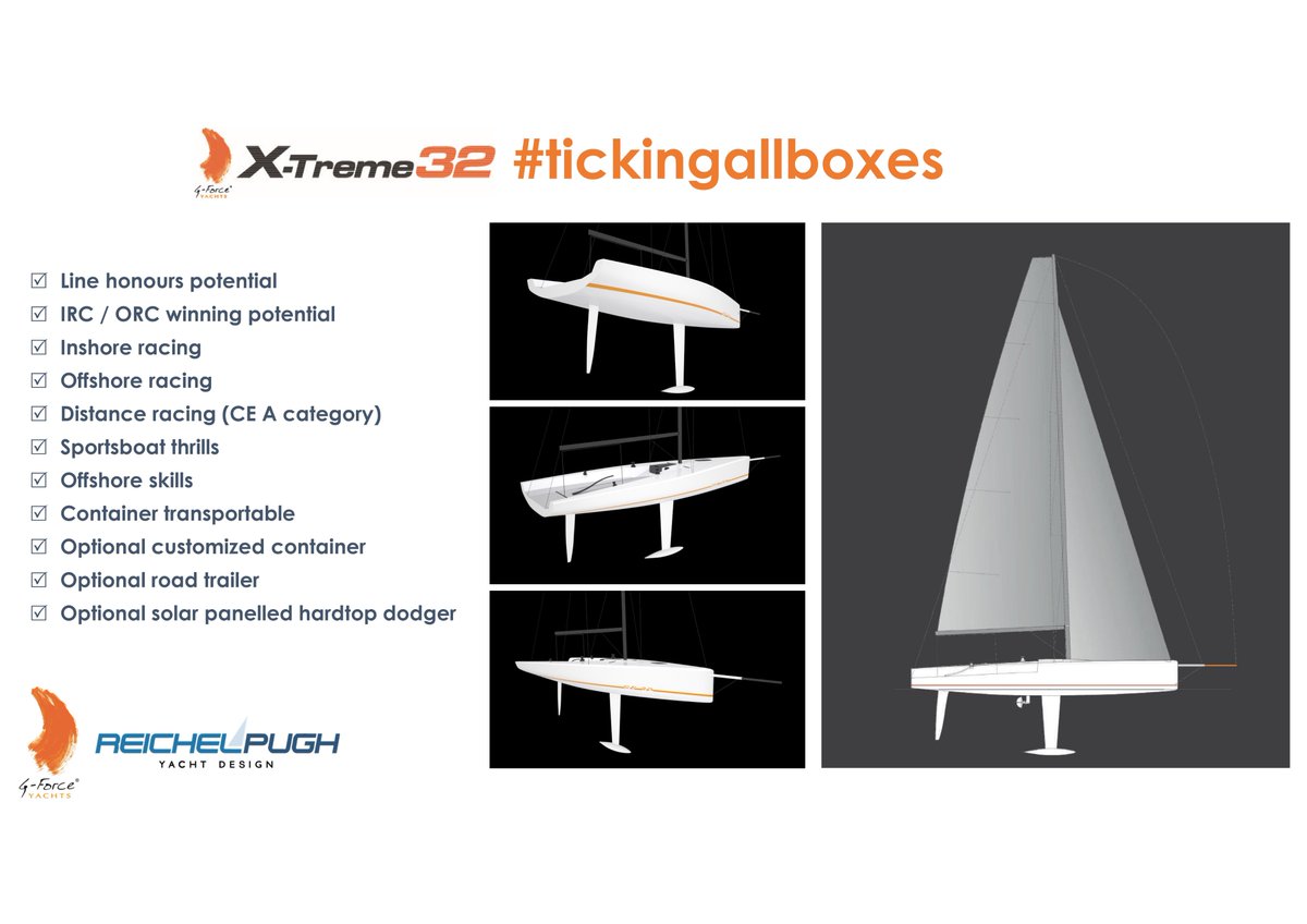 #xtreme32 #gforceyachts #reichelpugh #tickingallboxes #highperformance #sailing #keelboatracing #yachtracing #yachting