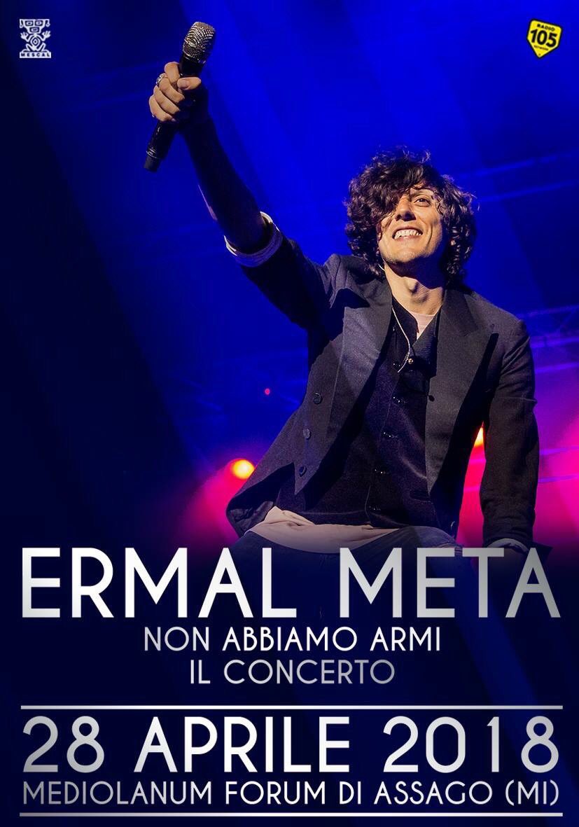 MetaErmal's tweet photo. #28aprile #forum #milano  #nuovoalbumlive #NonAbbiamoArmi #NonAbbiamoArmiTour   SI RIPARTE! CHI VIENE CON ME? ❤️ https://t.co/TDI5CSnR5s