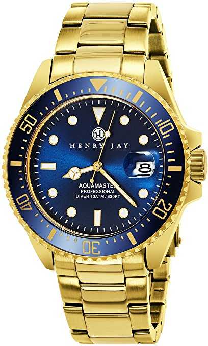 GR8ProWorkshop's tweet photo. 93% OFF #HenryJay #menswatch #sale #save Henry Jay Mens 23K Gold Plated Stainless Steel “Specialty Aquamaster ” Professional Dive Watch https://t.co/DIrniNRzie https://t.co/ABqclxIMVA