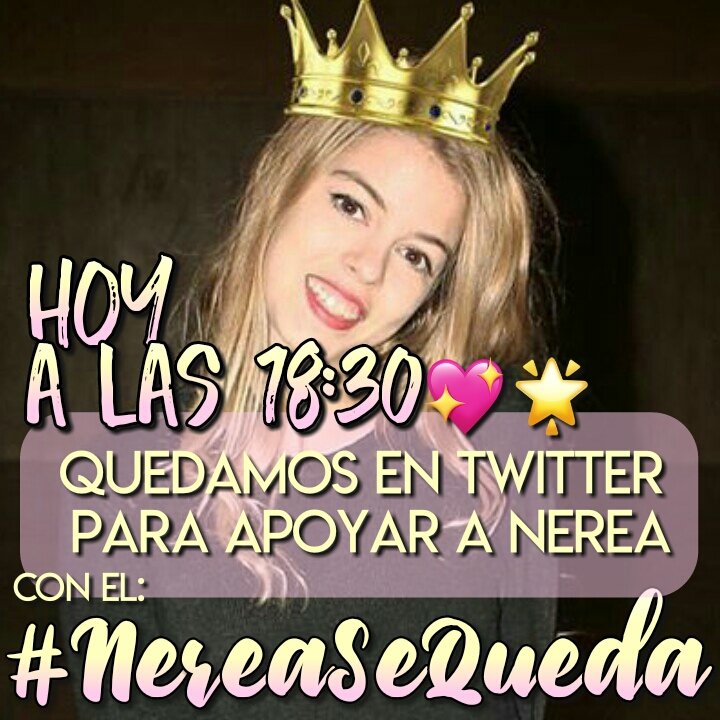 ainu_memes's tweet photo. Anuncio importante! Hoy a las 18:30 twitearemos todos con el #NereaSeQueda para mostrar que juntos podemos hacer que se quede! Así que difundirlo para que lo vean todos y seamos más!! DIFUNDIR!!💖 Nerea nos quedamls contigo!🌟
#OTDirecto7E https://t.co/dSiRIc8tp6
