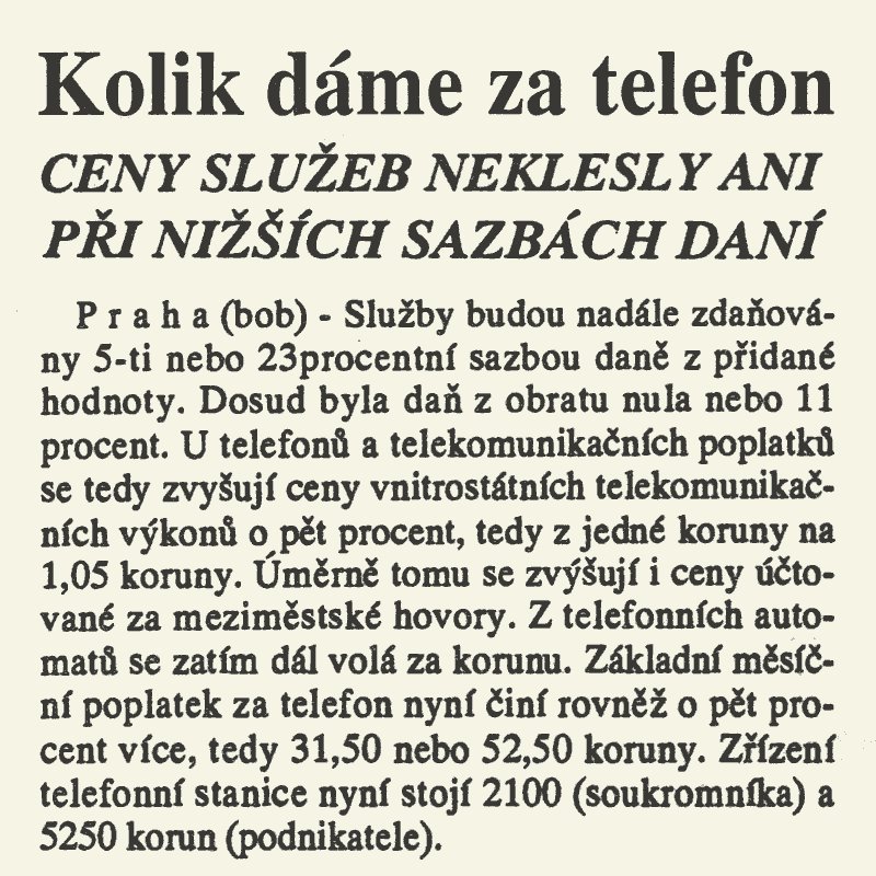 Znovu89's tweet photo. Jenom z telefonní budky zatím dál voláme za korunu. #mfd93 (06.01.1993) https://t.co/yD33jE3VRD