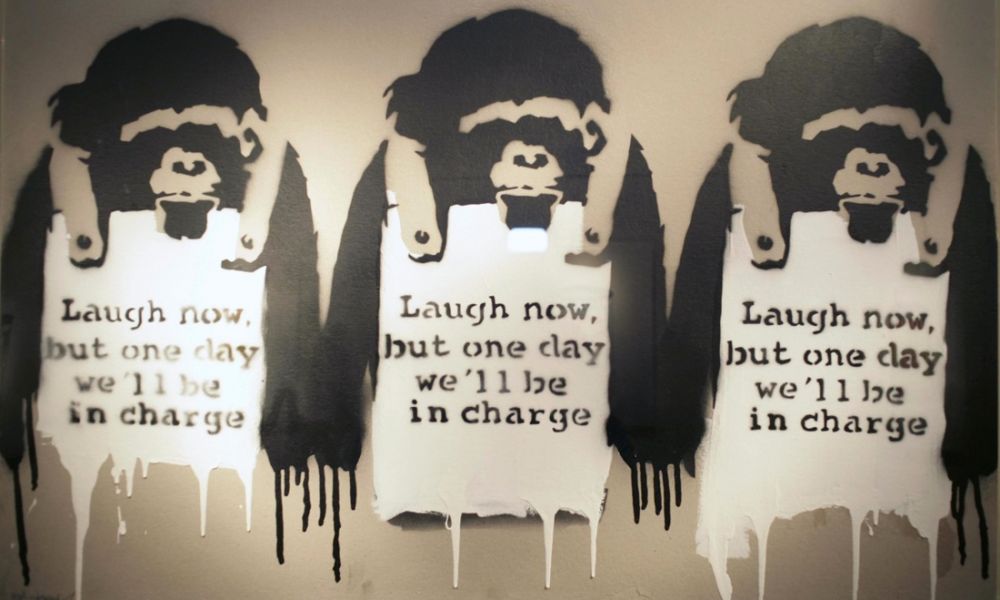 TommasoBacci1's tweet photo. #Banksy , uno dei miei artisti preferiti che fa della street art un forte strumento di denuncia sociale.
Peccato che molte delle sue opere siano state cancellate...
#GraffitiArt #AnarchyArt

https://t.co/Ill41gYXsA https://t.co/8ozeRv4MzG