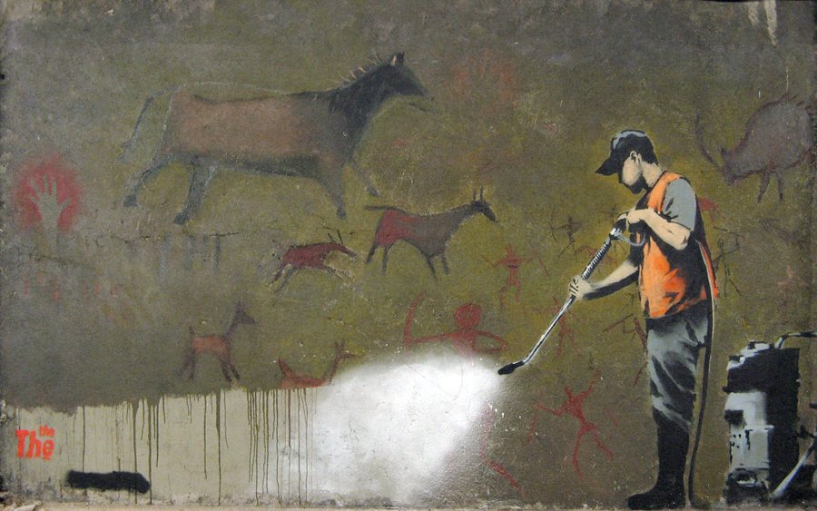 TommasoBacci1's tweet photo. #Banksy , uno dei miei artisti preferiti che fa della street art un forte strumento di denuncia sociale.
Peccato che molte delle sue opere siano state cancellate...
#GraffitiArt #AnarchyArt

https://t.co/Ill41gYXsA https://t.co/8ozeRv4MzG