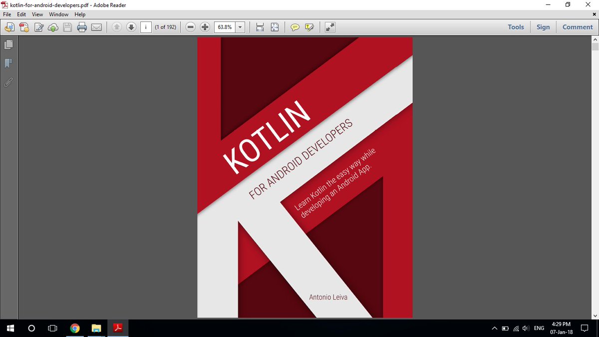 _mddanishansari's tweet image. What is happiness? This is happiness.
Just got the digital version of "Kotlin for Android Developers" book written by @lime_cl
#KotlinForAndroidDevelopers #kotlinandroiddev #Kotlin #Android
