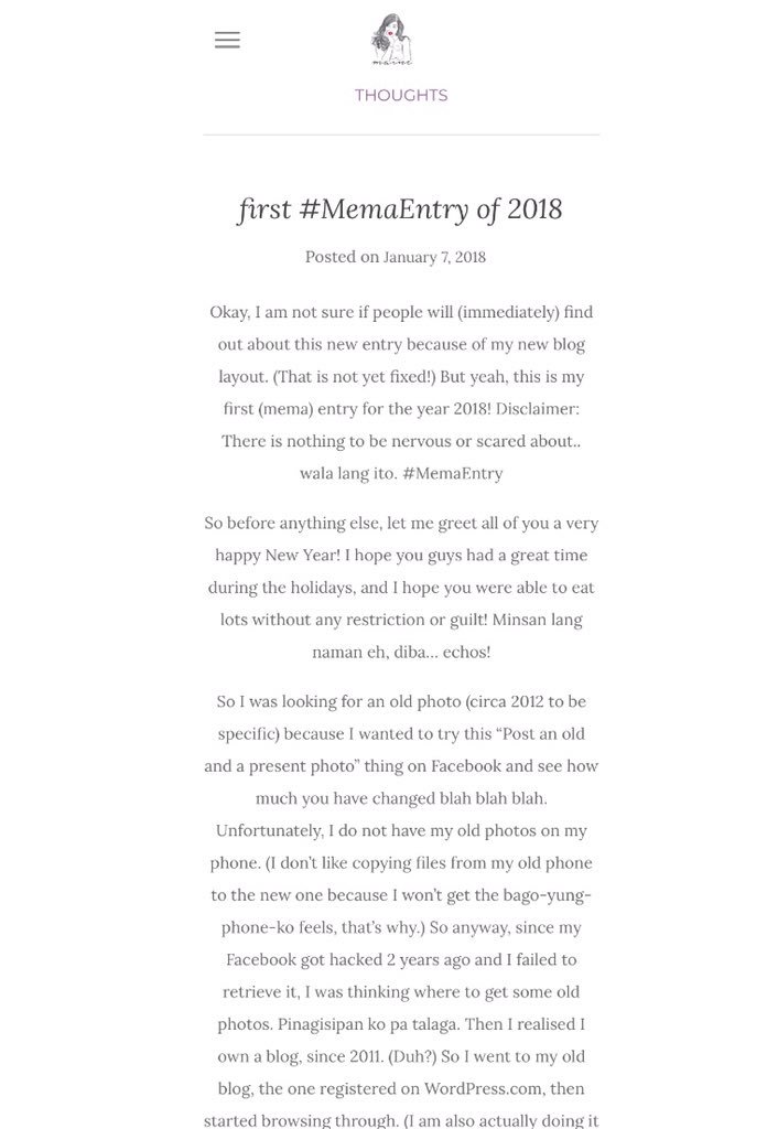 goodbyeee0830's tweet photo. Maine's first #MemaEntry of 2018 https://t.co/T47TDpyboP