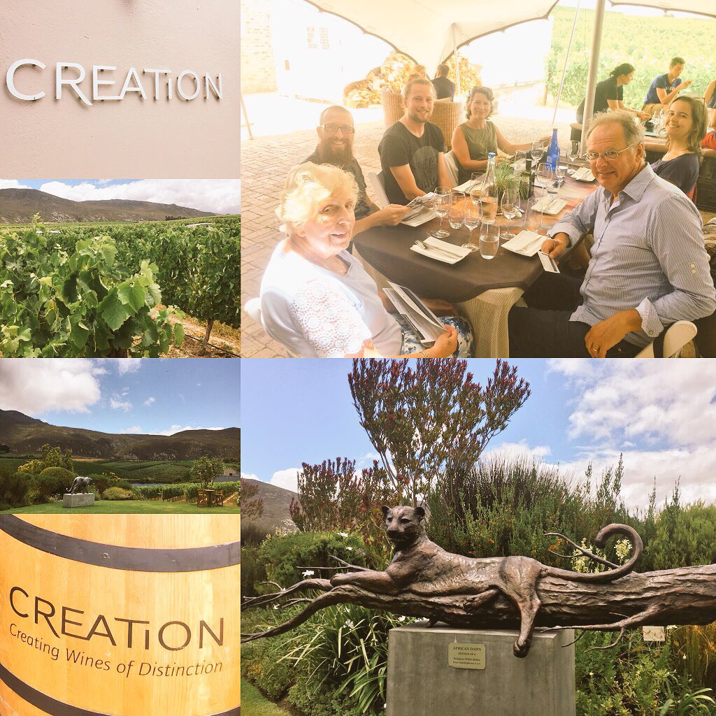 ZoeCornell's tweet photo. Lunch at the beautiful @creationwines with the Neville tribe #creationstation https://t.co/nTdn8Bqx5J