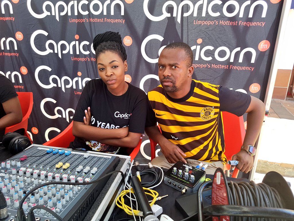 CapricornFM's tweet photo. @Itubanda with Lawrence who's driving to Johannesburg & stopped to fill up at Shell Ultra City South Bound. Pop by, fill up and remember, you could sauce big with Shell. They are giving away 5 BMW's and R5 000 in 5 weeks.
#TenYearsOfHOT https://t.co/pe1saS0JWp