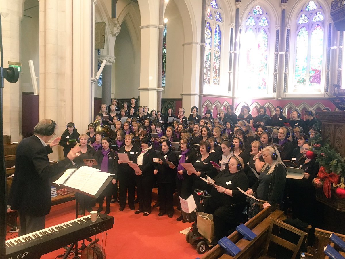 MWChoirs's tweet photo. Today’s the day! 🌟 We’re in beautiful @CollegeClifton Chapel for the very first recording session for our 2018 #WW1 commemoration album! 🎧 #SingShareSupport #WeWillRememberThem https://t.co/L825h6W4Hc