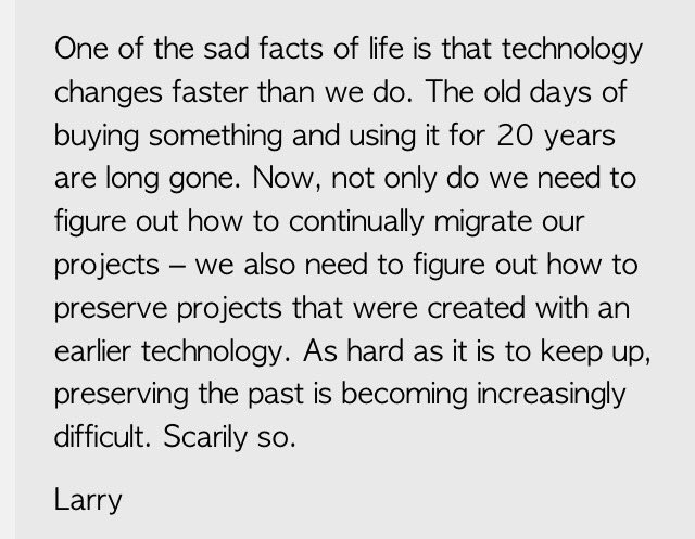 debelake's tweet photo. Sipping my morning coffee, reading an article by @LarryJordanFCP and all of a sudden get hit with this in the comments. #damnlarry #thatsdeep #mustbackupeverything https://t.co/pdBC7JBEzk