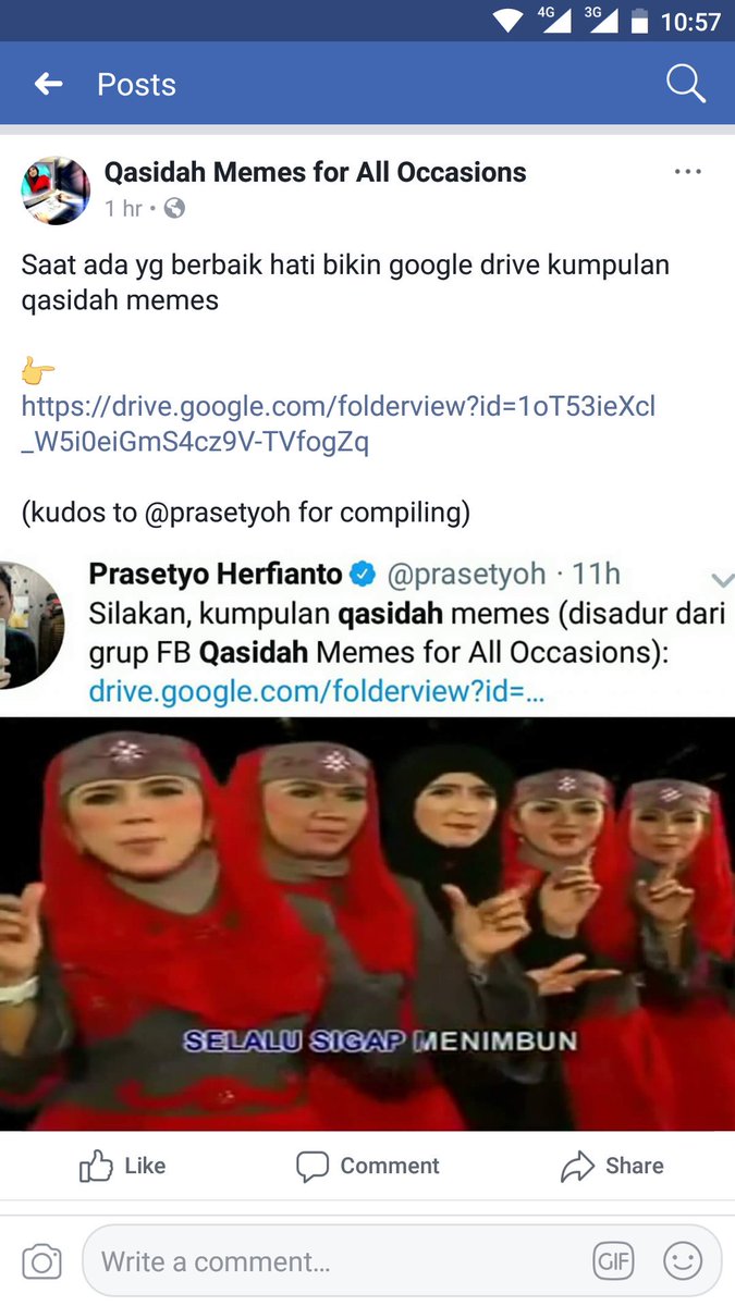 Prasetyo Herfianto On Twitter Silakan Kumpulan Qasidah Memes