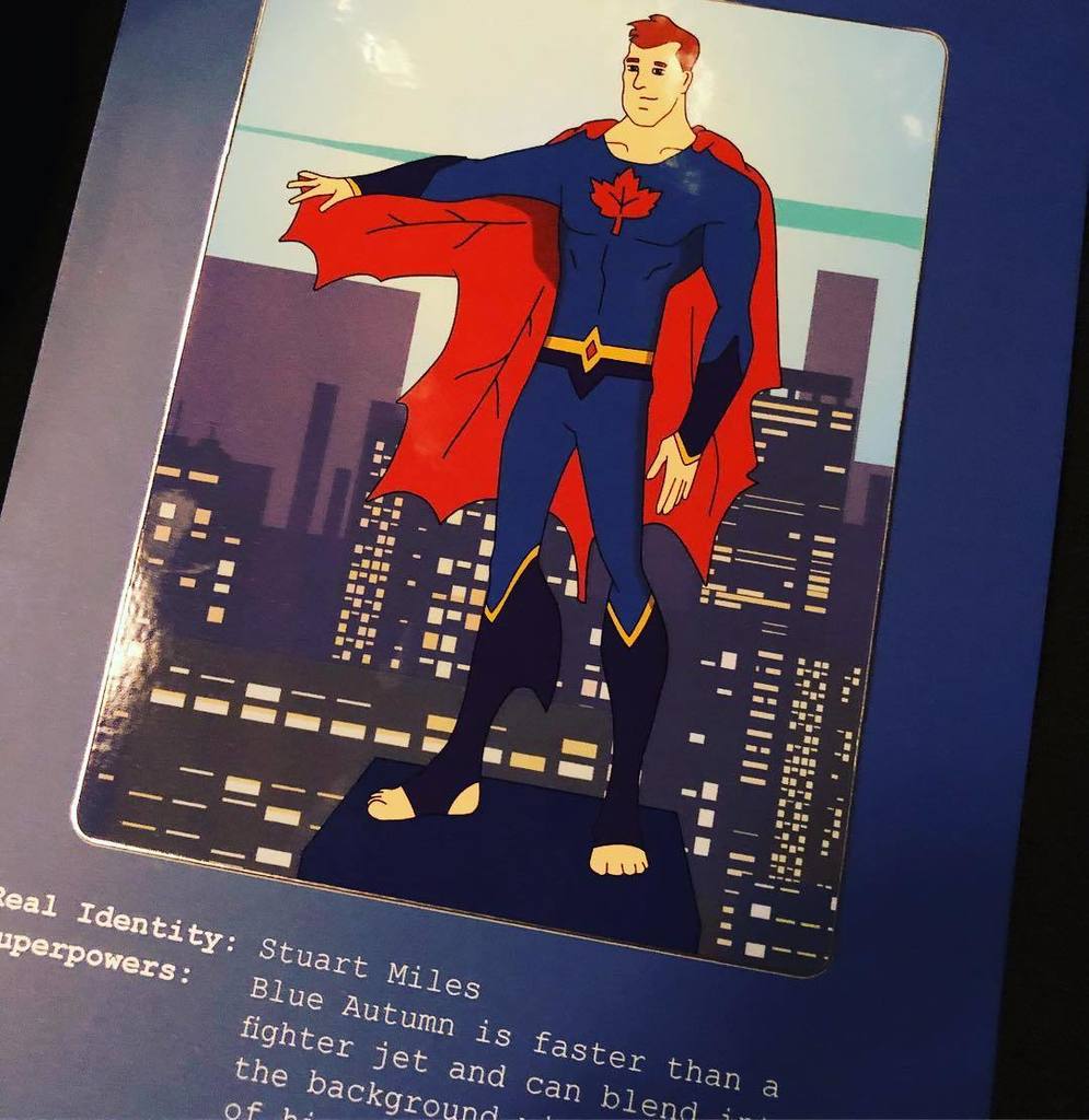 stuartmiles's tweet photo. I’m a superhero supposedly #superhero #panasonic #ces #blueautumn https://t.co/FIQvzIeVez https://t.co/gYdLPZRkEW