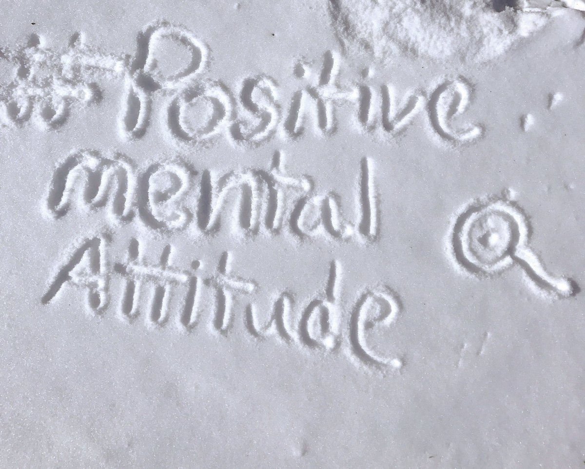 logiebear_22's tweet photo. @Jack_Septic_Eye I wrote it in the snow like you said. My hands may be numb now, but still spreading that #PositiveMentalAttitude Thank you for being amazing and raising money for such an important cause. If anyone ever needs to talk I will try my best to help in anyway I can.💚 https://t.co/I5PTWqvHDz