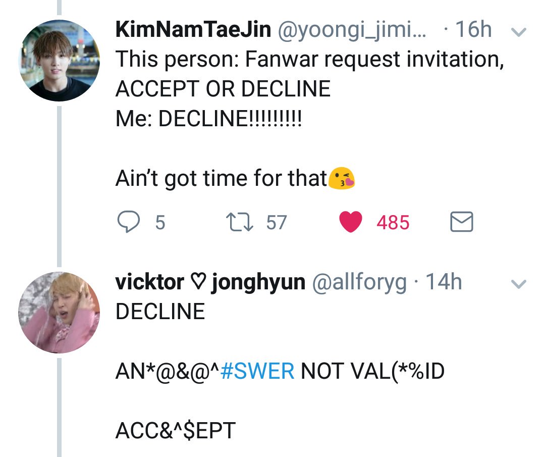 novak_masa's tweet photo. So apparently people are trying to start fanwars again and armys just: 

#btsoutcastd4 https://t.co/89LWqhoqHq