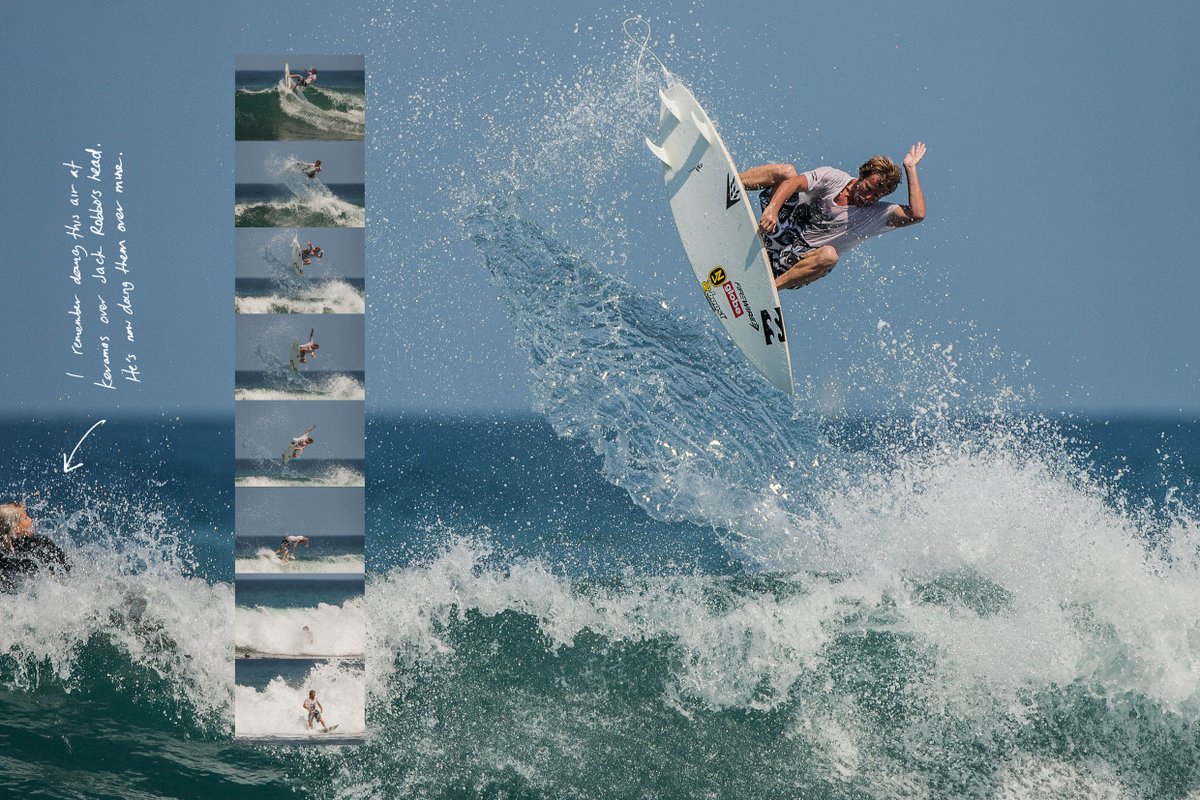 Taj soaring. Robbo taking notes.

Here’s a taste of John Respondek’s photo essay, “Taj,” featuring a unique view into the world of the insanely talented &amp; fun-loving <a href="/TajBurrowAus/">Taj Burrow</a>.

For more » bit.ly/2CPeH26