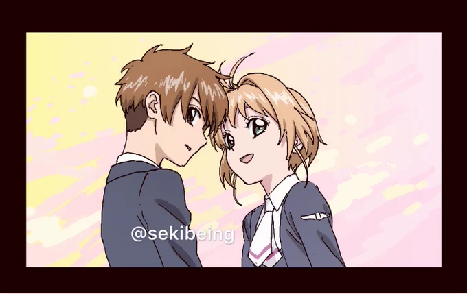 あっという間に、20年経ったよね、老夫的少女心,感動😭😭😭😭😭
#カードキャプターさくら 
#CardCaptorSakura 
#李小狼 
