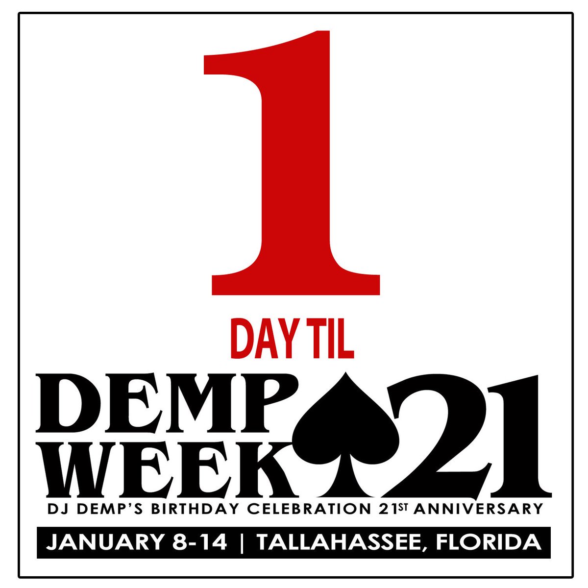 DJDEMP's tweet photo. Good Morning.. Wake Up, Pray, then Start Your Day!! Have a Blessed Sunday..
☝🏽Day Til #DempWeek21♠️ https://t.co/pJWAiVDsTE