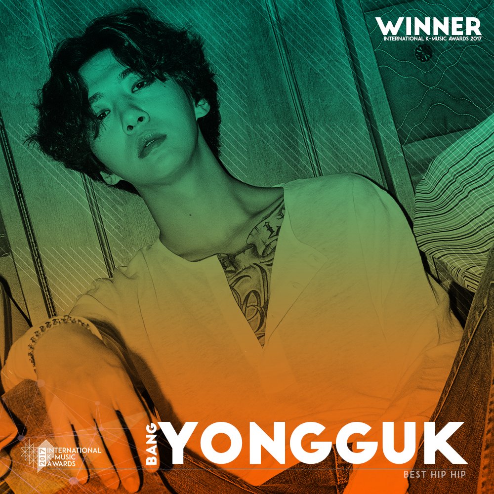 JapakoMusic's tweet photo. I.K.M.A 2017 WINNER!

Congratulation to:
BANG YONGGUK 
for winning BEST HIPHOP!

#IKMA17_YONGGUK #IKMA17 🎊 https://t.co/5I2fUgnDJR