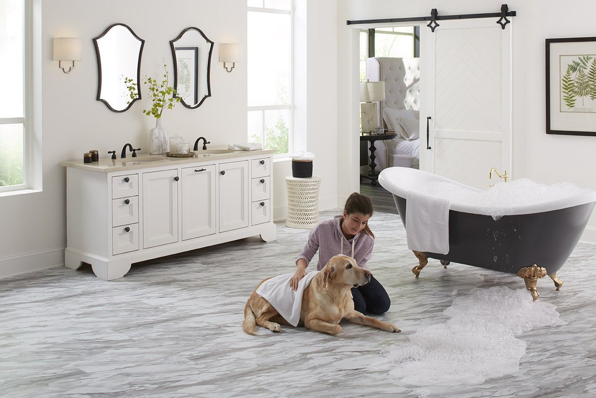 NovaFloorLVT's tweet image. At #NovaFloor we've created #NovaShield to protect your #Serenbe #LVT.  It's meant to take all the rough and toughness life can bring.  Abrasion &amp;amp; Scratch resistant.  When you have paws with claws that's good news!
#goodnews #Petloversrejoice #furmoms