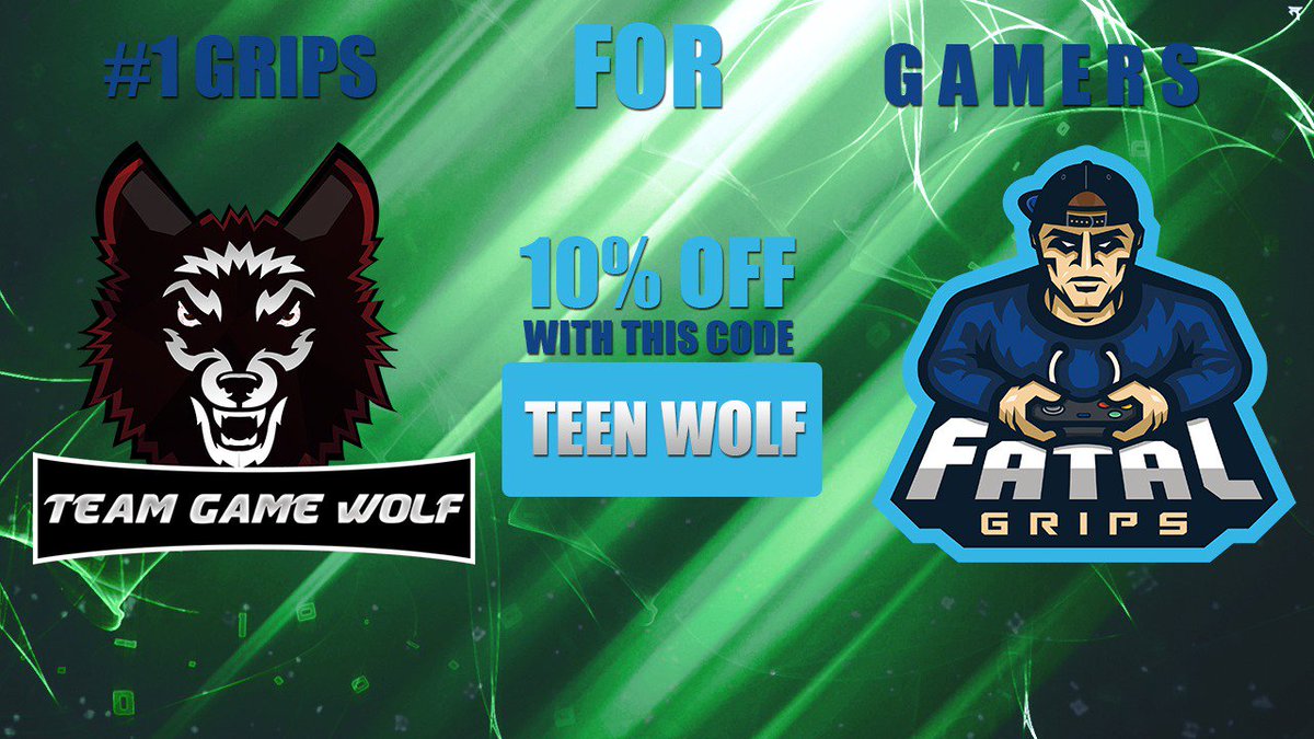 Madre mía lo que tenemos preparado!!! Os voy ha dar una enorme noticia!! 
YA ES OFICIAL!! 
<a href="/FatalGrips/">Fatal Grips</a> x <a href="/TeamGameWolf/">Team Game Wolf</a>  !! Disponeis de un 10% de descuento con el código "TEEN WOLF"

#GoLobos🐺
