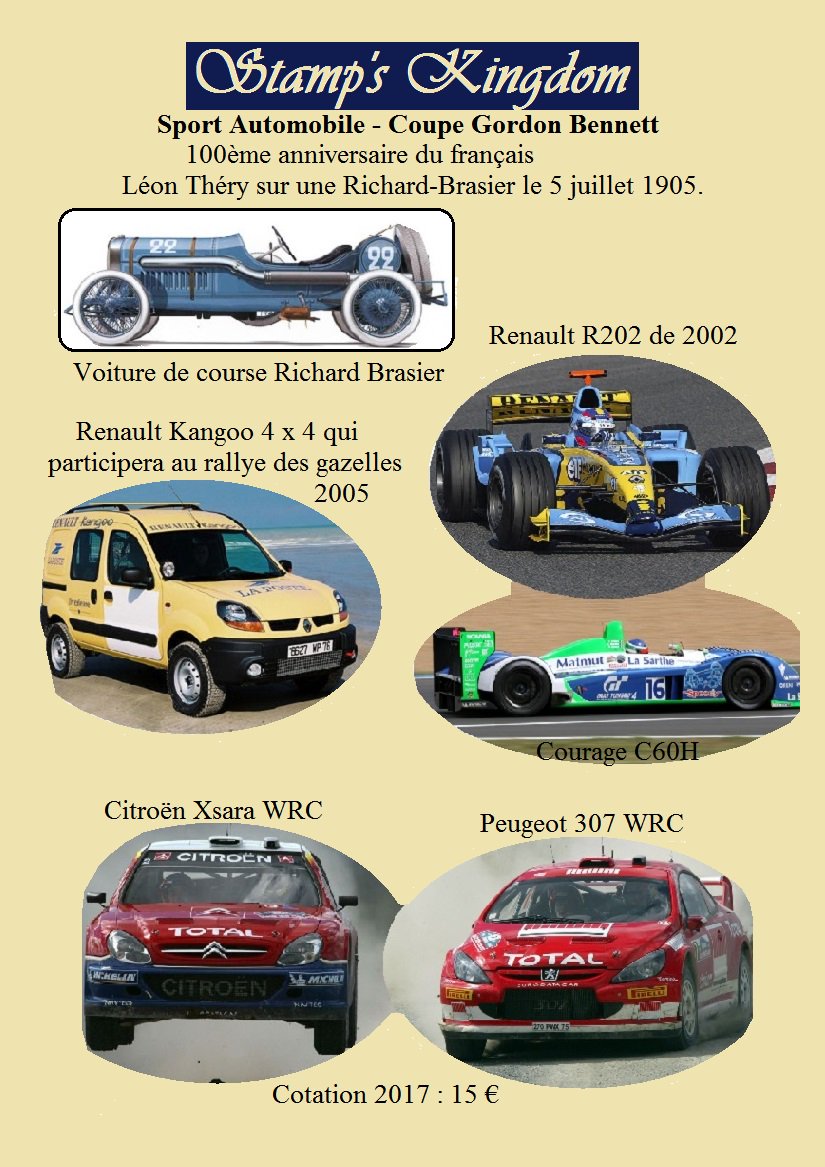 barbierjeanf's tweet photo. Sport automobile, coupe gordon bennett : victoire de léon théry
https://t.co/XkxnCPbVLW
#JFBstamp #pièceunique #collectiontimbres #Artetcollection #blocFrance 2005 #sportautomobile #GordonBennett #Histoire #madeinFrance #photonumérique #timbreposte #décoration https://t.co/FkG0lGRKkN