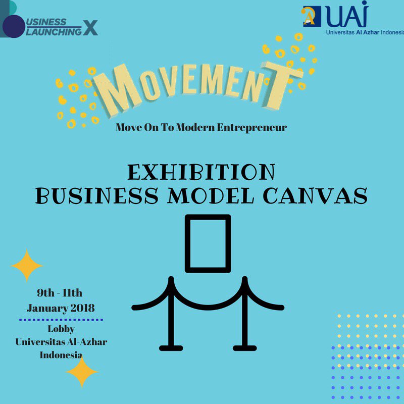 Weekend almost over 
Welcome back to reality .
.
.
Don't forget !!
🗓9th - 11th January 2018 📢 Exhibition ( Business Model Canvas ) at Lobby Universitas Al-Azhar Indonesia @universitasalazharindonesia .
.
.
Business launching X is waiting for you .
.
Enjoy our exhibition ❤️