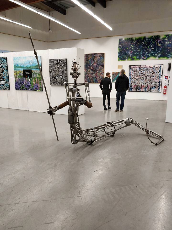 mikapapamichail's tweet photo. ~Gorgone~ Sculpture by @freddish2k At @laerosol_paris Muséum street art In Paris #freddish #mikapapamichail #graffiti #streetart #sculpture #art #artwork #wallart #maquisartwalloffame #oniro #paris #aerosol #maquisart @ogm_p https://t.co/9D8NYKLJoC