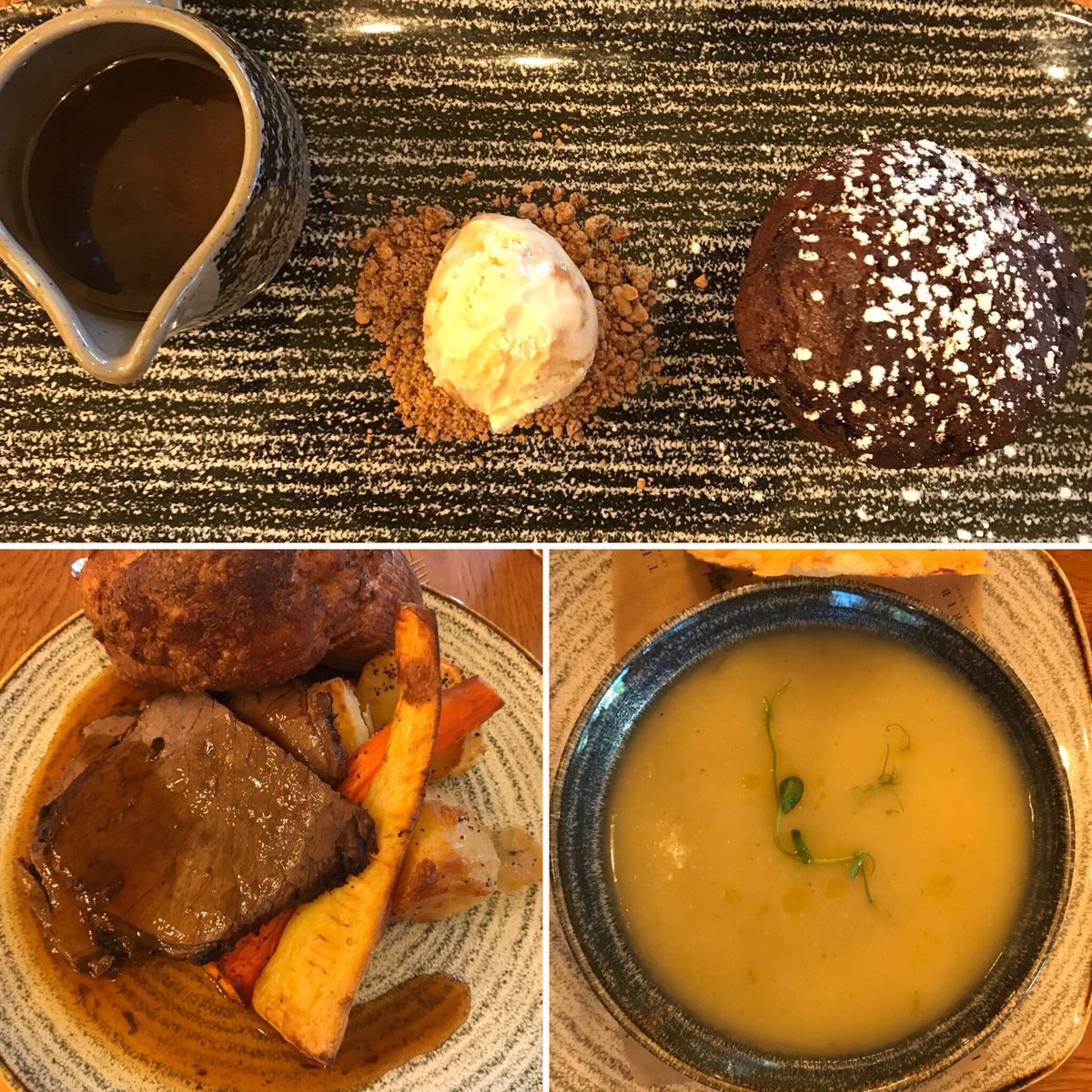 cassandramale's tweet image. Trying out the new Sunday Lunch Menu. #TheRib #BiggestYorkshire