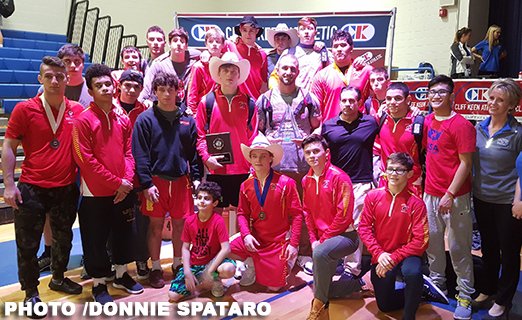 WRESTLING: <a href="/BC_Wrestling_/">BC Wrestling</a> put 6 in the finals at the #DocBuchanon Tourney in <a href="/ClovisHSports/">Clovis High SPORTS.</a> (CA) &amp; had 3 champs: Gerard Angelo (152), Shane Griffith (160) &amp; Robert Howard (120). Carmen Ferrante (132), Nick Kayal (106) &amp; Jacob Cardenas (182) all took 2nd. Team Champs too!