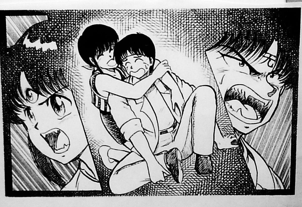 アッキー ｙ در توییتر ３ ３eyes イラスト 昔 描いたものです ３ ３eyes サザンアイズ 藤井八雲 パイ ３ ３eyes