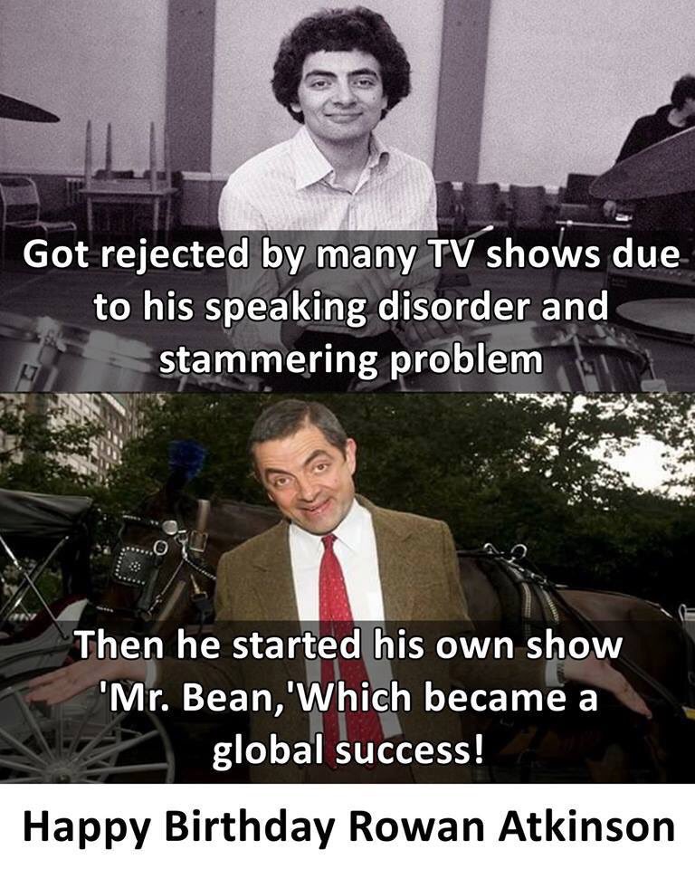Happy belated birthday, Rowan Atkinson! Gotta love Mr. Bean! 