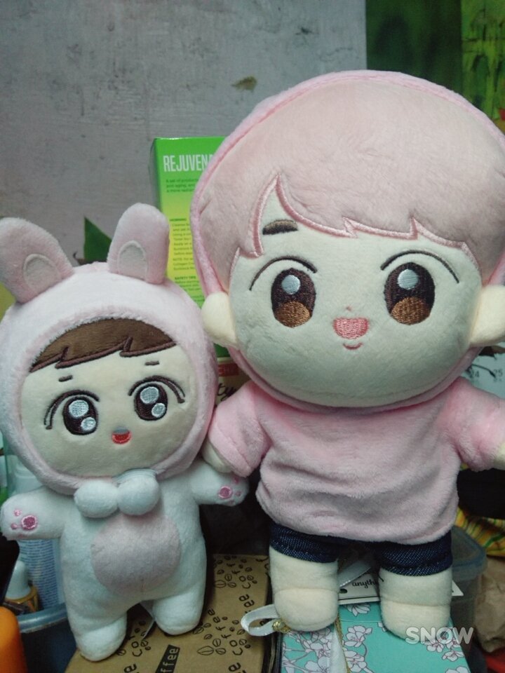 MyTteokJin's tweet photo. Baby Bubu and Bunny Kookoo~ ☺💕
#BUBBLEJIN
#BUNNYKOO https://t.co/II9aYNYl2z