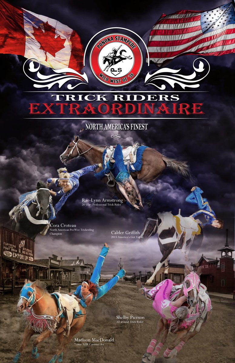PonokaStampede's tweet photo. We are bringing North America’s finest trick riders to this years @PonokaStampede https://t.co/1lrl974y1w