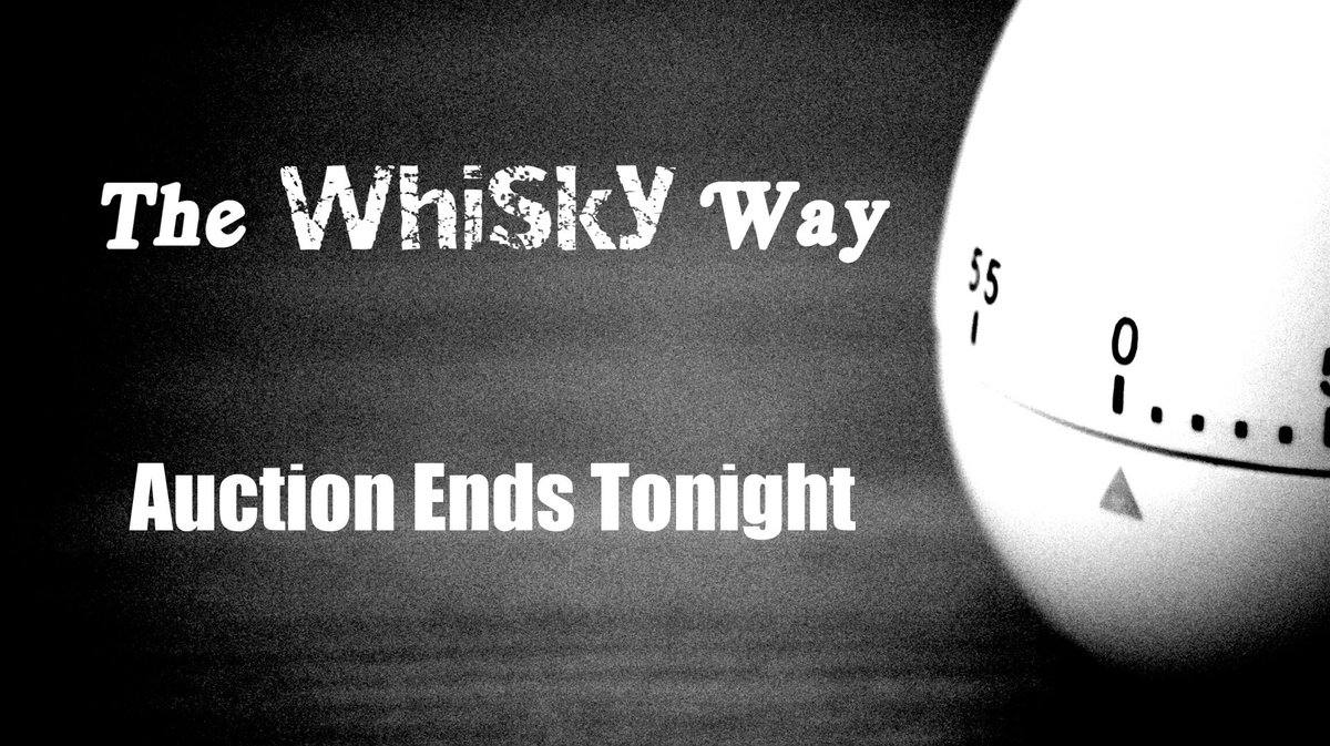 The_Whisky_Way's tweet image. Our Monthly Whisky Auction Ends Tonight!
Visit thewhiskyway.co.uk/live-auctions/… to place a bid.
Auction ends at 21:00 so don't miss out.
#whisky #whiskey #whiskyauction #auction