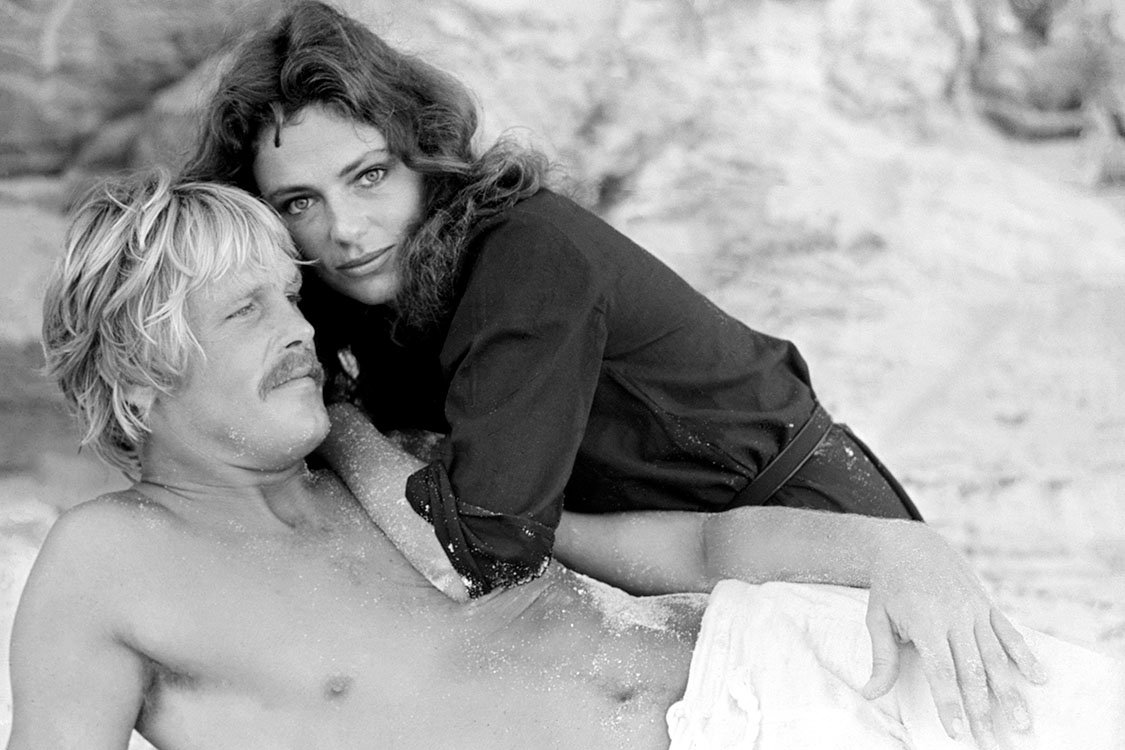 French actress Jacqueline Bisset & American actor Nick Nolte on set of ...