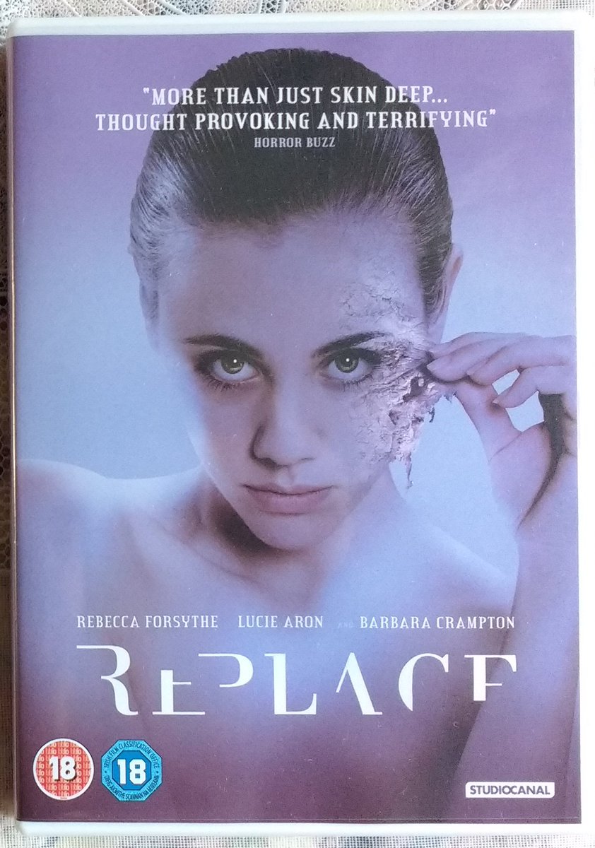 PunkDuck66's tweet photo. Two of my favourite Christmas presents also happen to be my favourite films from @grimmfest 2017 and 2016: @REPLACEFILM with @barbaracrampton and @TonightSheComes by @MattStuertz (I already own Darling which was my other GF2016 top pick) #horror #dvd #SupportIndieFilm https://t.co/KR3VojPNHJ