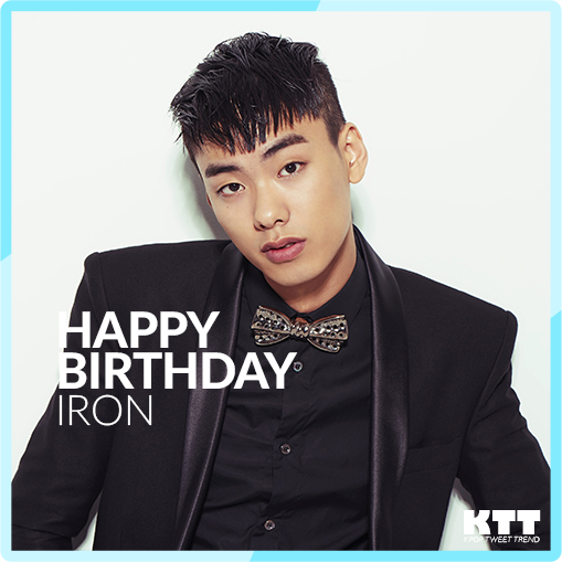 Kpop World Trend On Twitter Kpop Birthday Happy Birthday To Rapper Iron Happyironday
