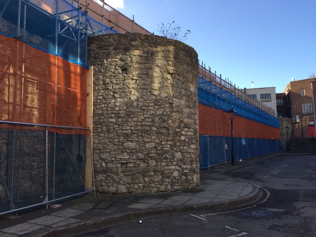 HistoricalSoton's tweet photo. Paid @MettricksBG one last visit today, before it closes.

The building, and the disused shopping centre, are set to be demolished this year.

The £100m ‘Bargate Quarter’ redevelopment will also bring this virtually hidden stretch of medieval walls back into the public eye. https://t.co/5a2XGuqcyH
