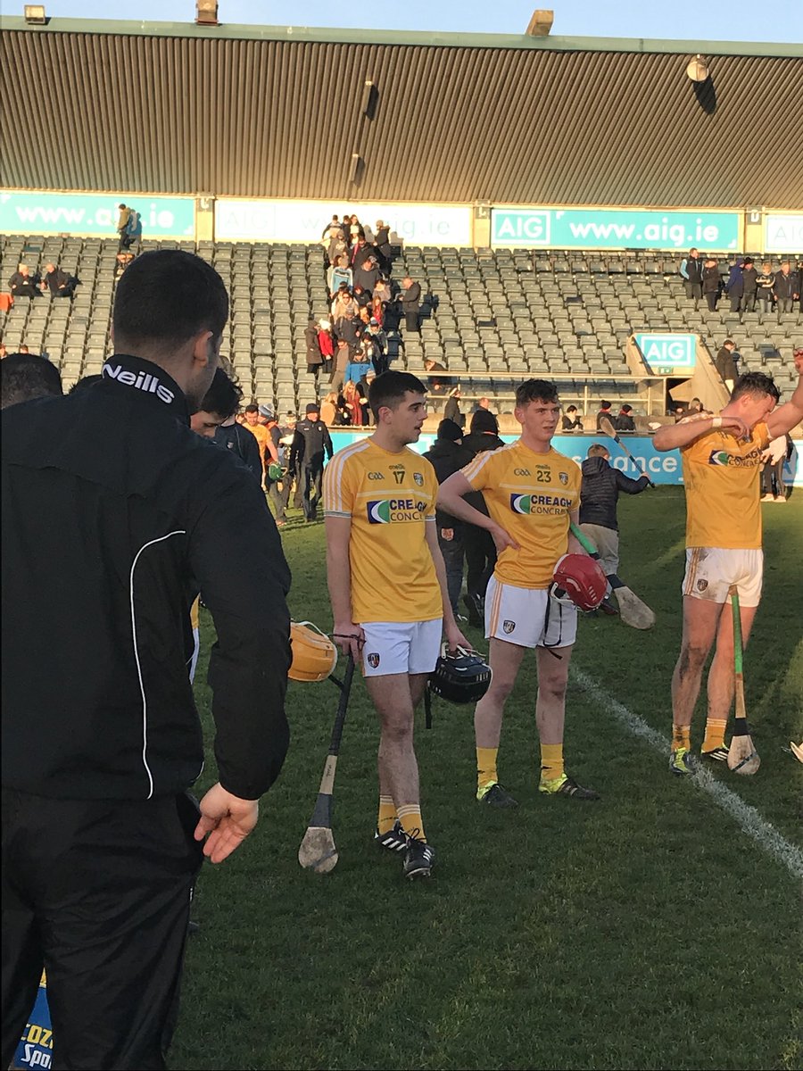 #WalshCup R3
Full Time <a href="/DubGAAOfficial/">Dublin GAA</a>: 4-16(28)
<a href="/AontroimGAA/">Antrim GAA</a>: 0-17(17)