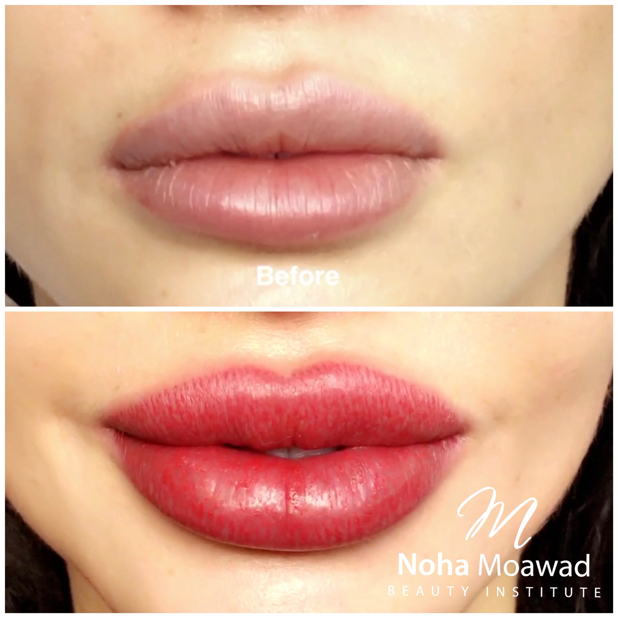 noha moawad on Twitter: "Baby Pink Lips tattoo done by @nohamoawad it