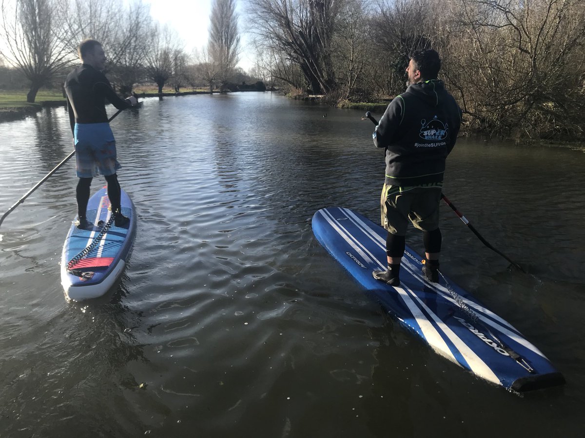 SupWhale's tweet photo. Somebody once said #sunsoutsupsout ...So here we are, catching those rare #winter sunrays and blue skies...Can’t feel my hands but it was totally worth it💪🔥#Cambridge #coldwaterSUP #active #lifestyle #yearroundstoke #jointheSUPtribe #sharetheSUPstoke https://t.co/ZRifmOZV98