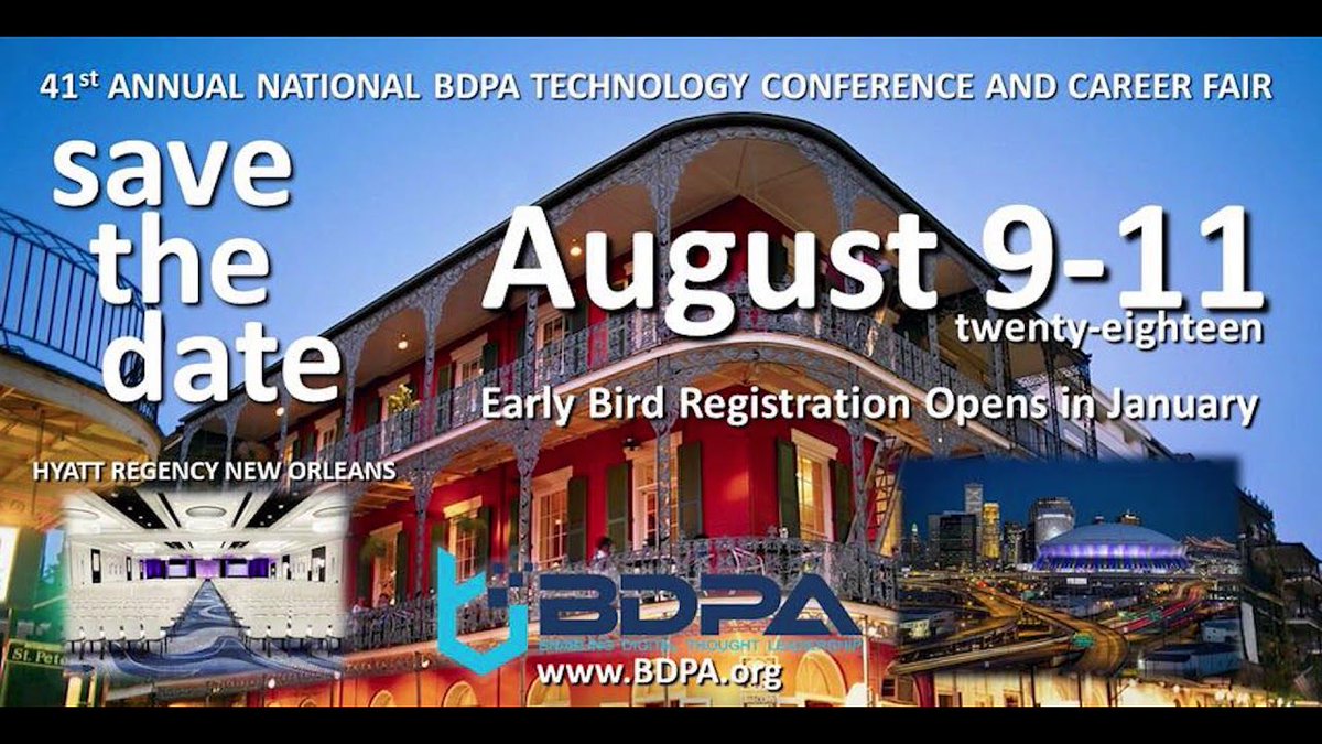 BDPA 2018 Kickoff Video by National President Terry Morris - buff.ly/2CyZrFv | <a href="/tmorr16/">Terry Morris</a>