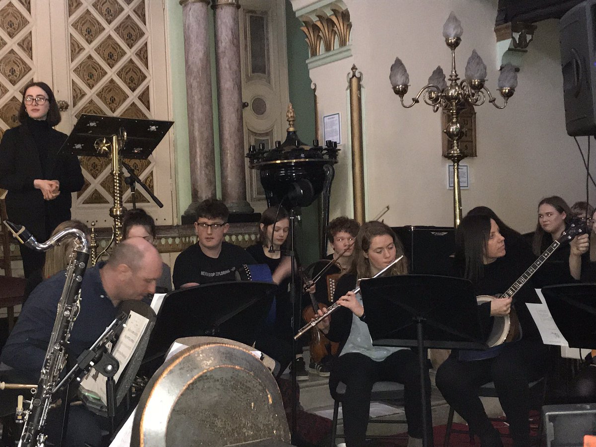 geraldinev's tweet image. Fantastic #klezmer &amp;amp; #irish concert with @LChaimK @ManJewishMuseum. So much musical talent in #manchester. @NotQuiteLight &amp;amp; @trad_dad