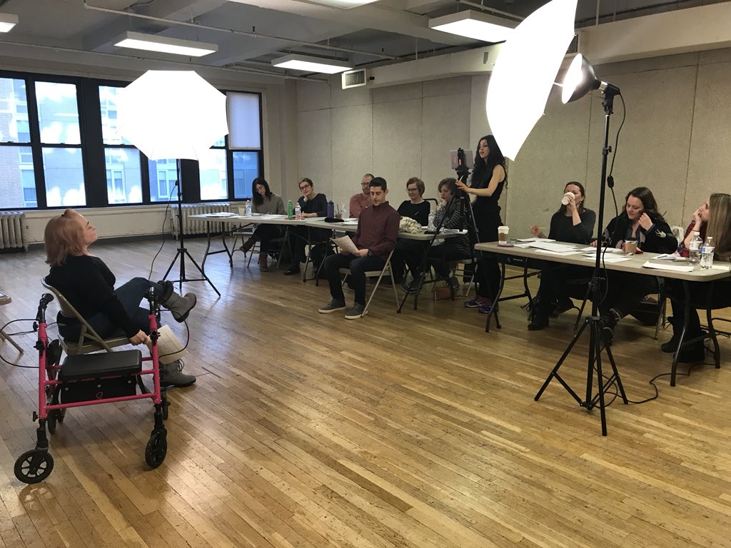 csacasting's tweet photo. #CSA’s smiling volunteers spending their Sunday at #CSADiversity’s #opencall for #PWD. #diversity #inclusion #casting #castingsociety https://t.co/mZ8YeqVJrQ