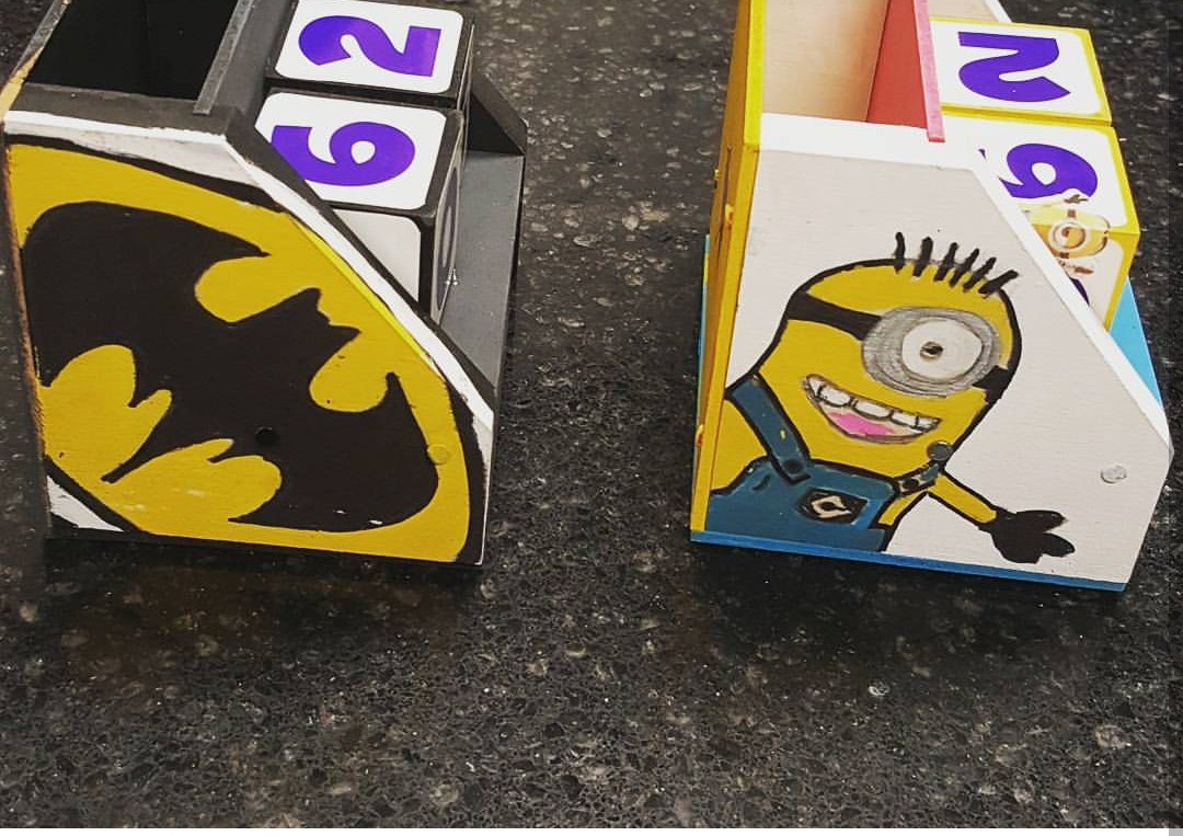 Munchie1173's tweet photo. #LatePost #KidsWorkshop #SaturdayFunday #BlockCalendar #Batman #Minion making our kits fun.. https://t.co/J5ixmpPAIz