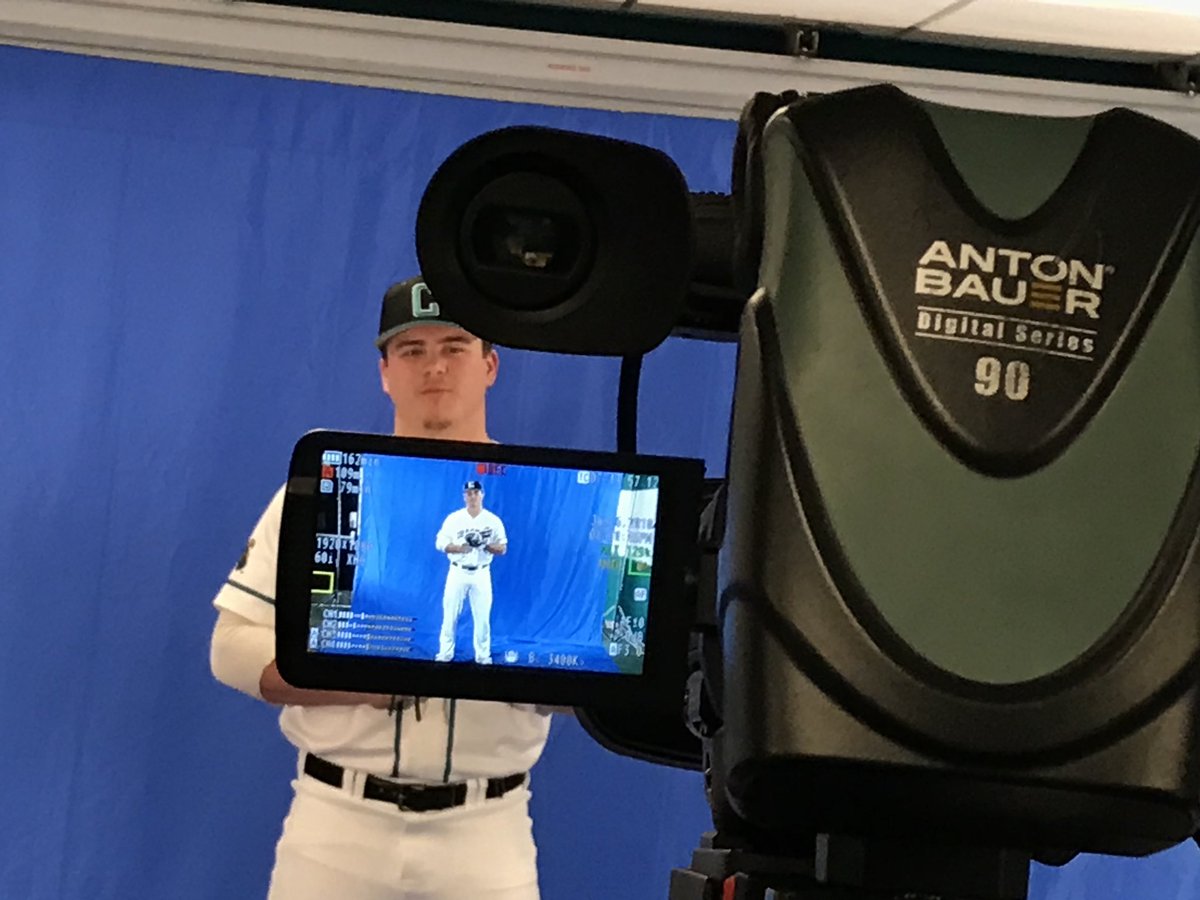 CoastalCSN's tweet photo. Fun videoboard shoot day with @CoastalBaseball! https://t.co/we7rMrVRo8
