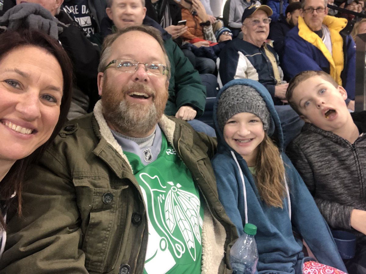 Schaune's tweet image. #irishvision Hockey Time!! Go Irish! 🏒🍀