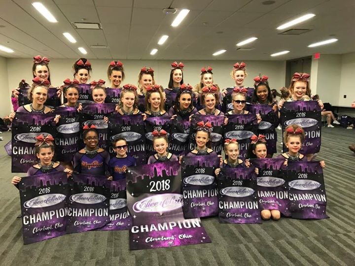 Congratulations, FANTASTIC! <a href="/Cheerlebrity/">✨✨✨</a> Cleveland champions! 💜❤️💛